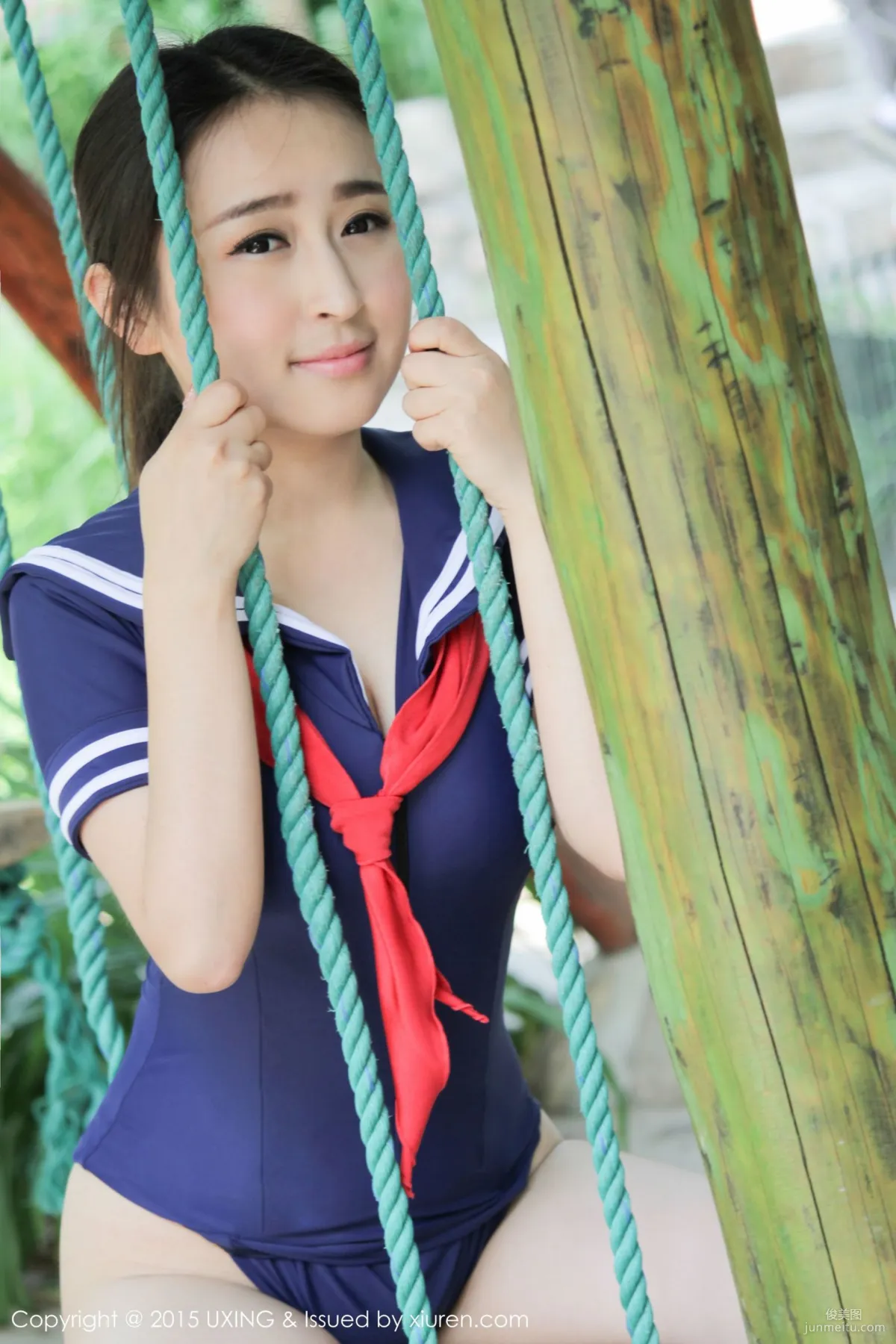 煊煊sunny - 水手服泳裝少女 [UXING優星館] Vol.017 寫真集 19