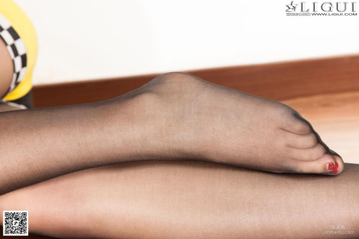 Model Yu Han Grey Stockings Showgirl [Ligui] Beautiful Legs and Feet Photo Pictures photo 27