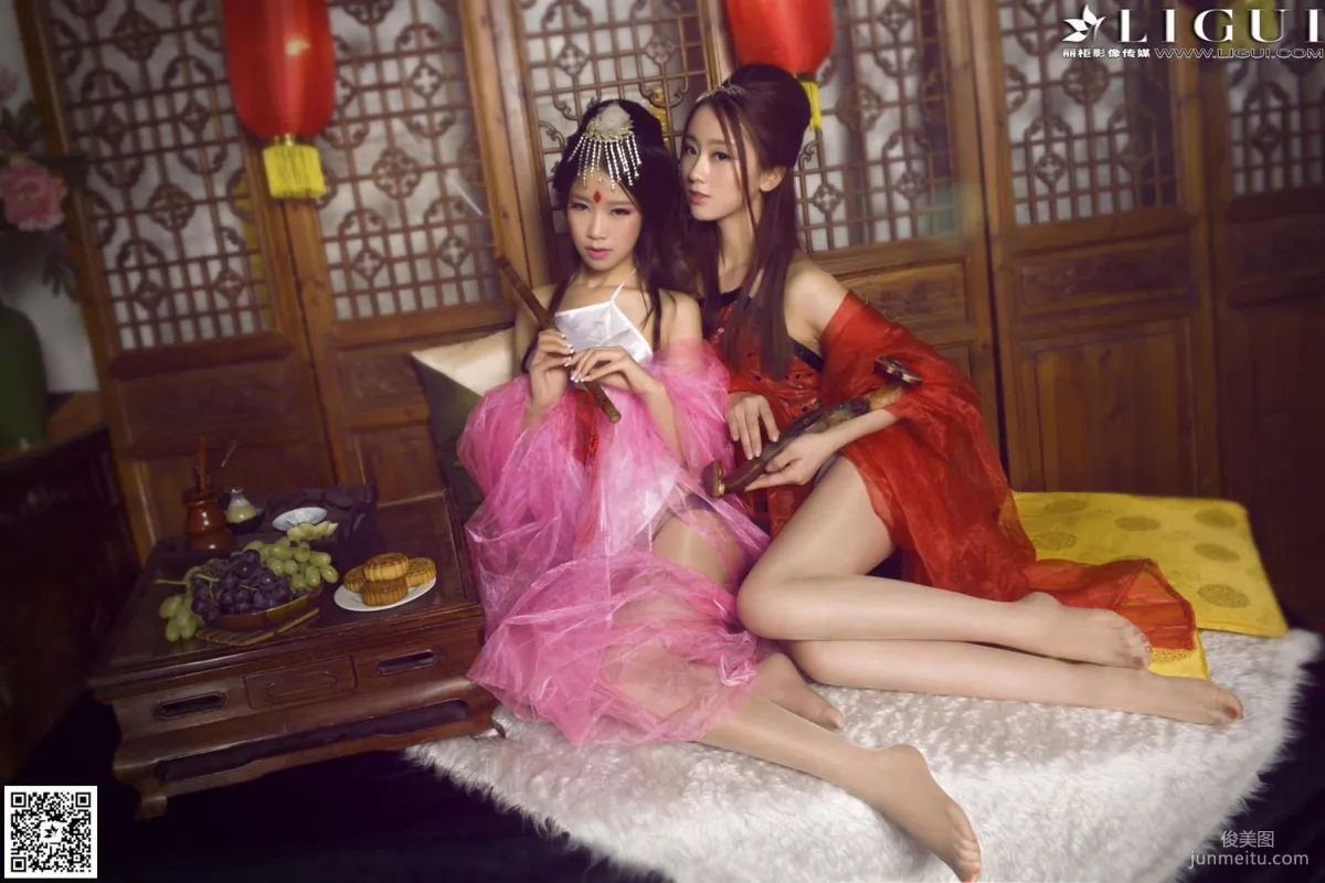 Ran Ran and Yu Han: Ligui Model photo 7