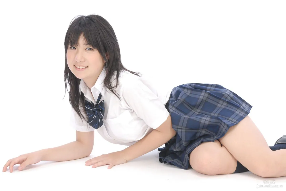 [BWH] BJK0008 Rui Kiriyama, Studio Shoot School Uniform, Photo Set photo 39