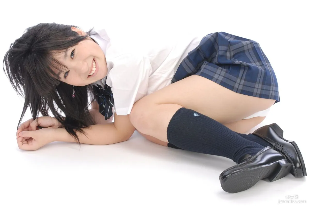 [BWH] BJK0008 Rui Kiriyama, Studio Shoot School Uniform, Photo Set photo 36