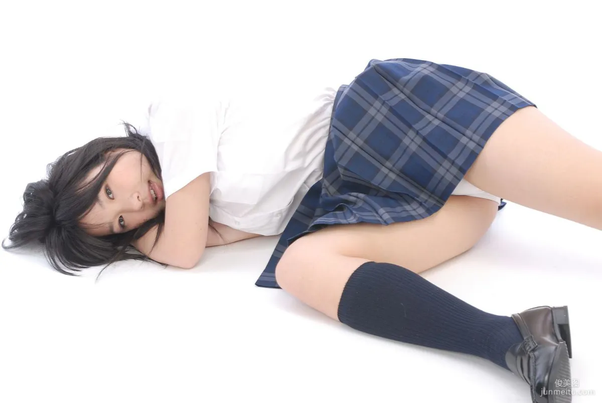 [BWH] BJK0008 Rui Kiriyama, Studio Shoot School Uniform, Photo Set photo 34