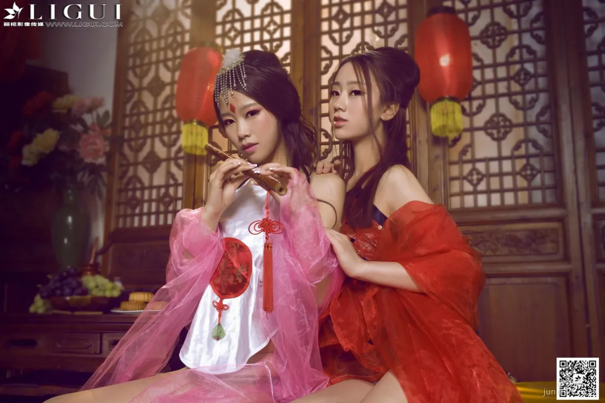 Ran Ran and Yu Han: Ligui Model photo 5