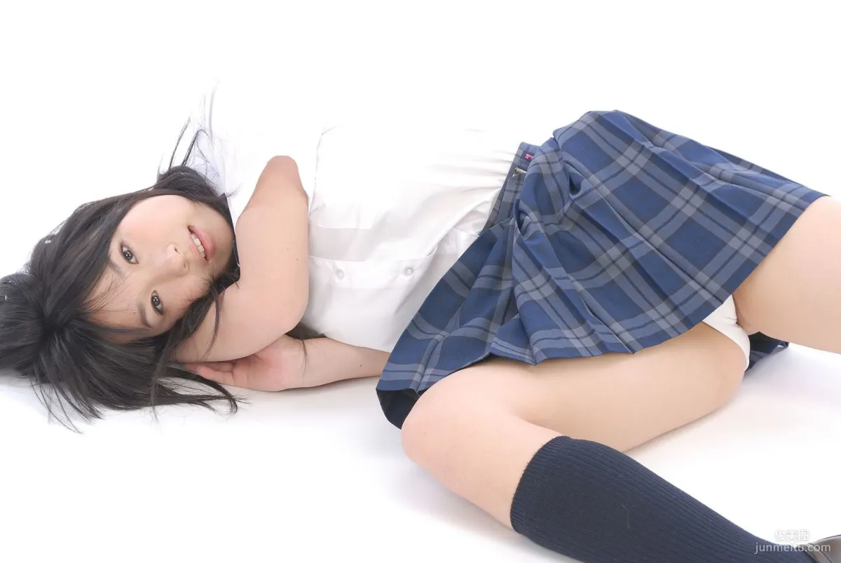 [BWH] BJK0008 Rui Kiriyama, Studio Shoot School Uniform, Photo Set photo 33