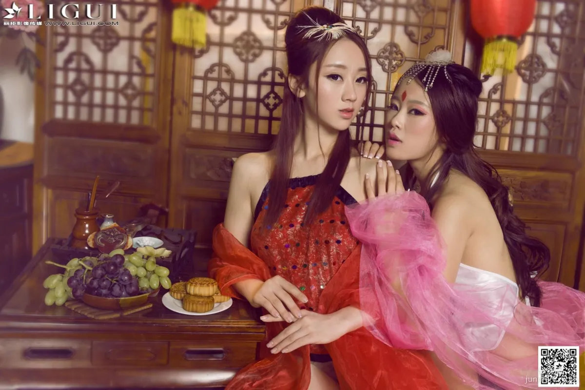 Ran Ran and Yu Han: Ligui Model photo 21