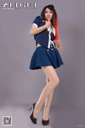 [麗櫃LiGui] Model 怡萱《迷你裙絲足高跟》上下全集 美腿玉足寫真圖片