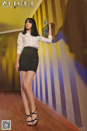[麗櫃LiGui] Model YOYO《肉絲高跟美足》美腿玉足寫真圖片