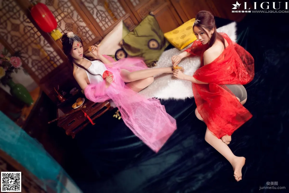 Ran Ran and Yu Han: Ligui Model photo 36