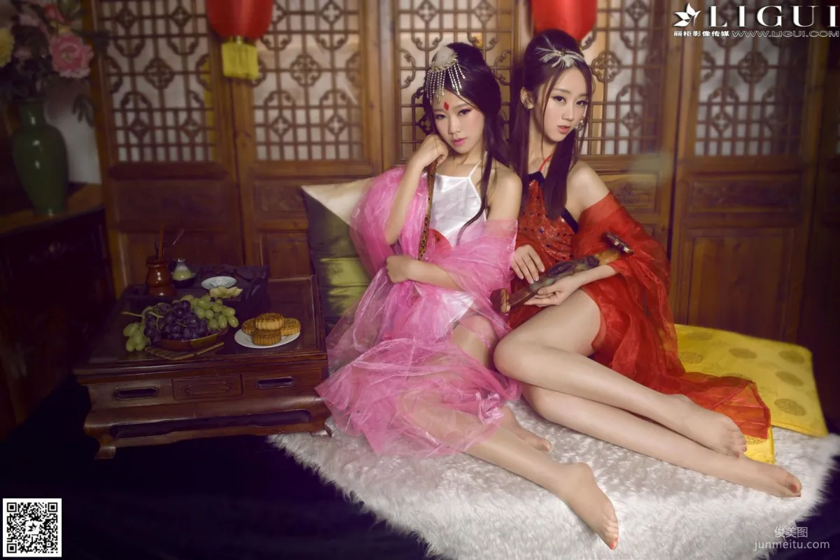 Ran Ran and Yu Han: Ligui Model photo 9