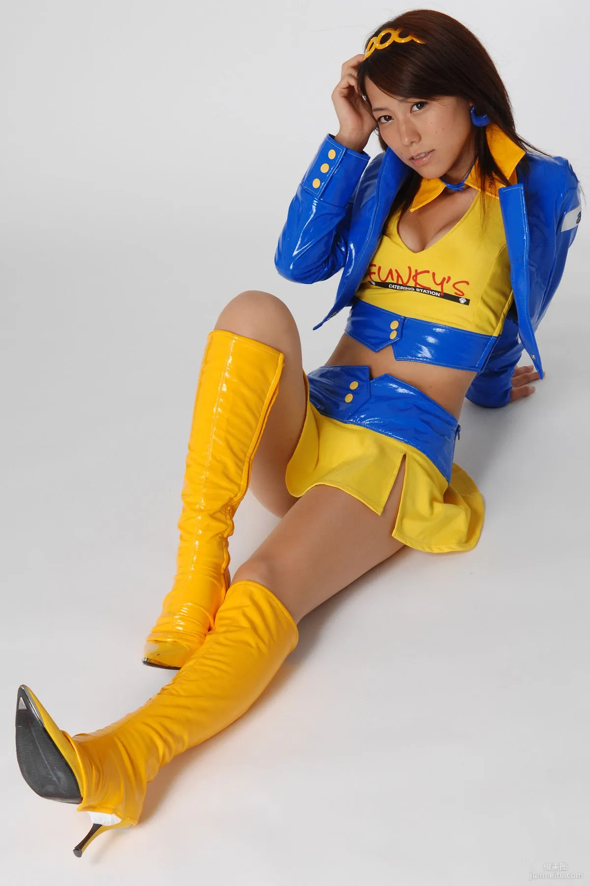 [BWH] HRQ0079 Misato Kashiwagi Race Queen + High-Cut Swimsuit Photo Set photo 16
