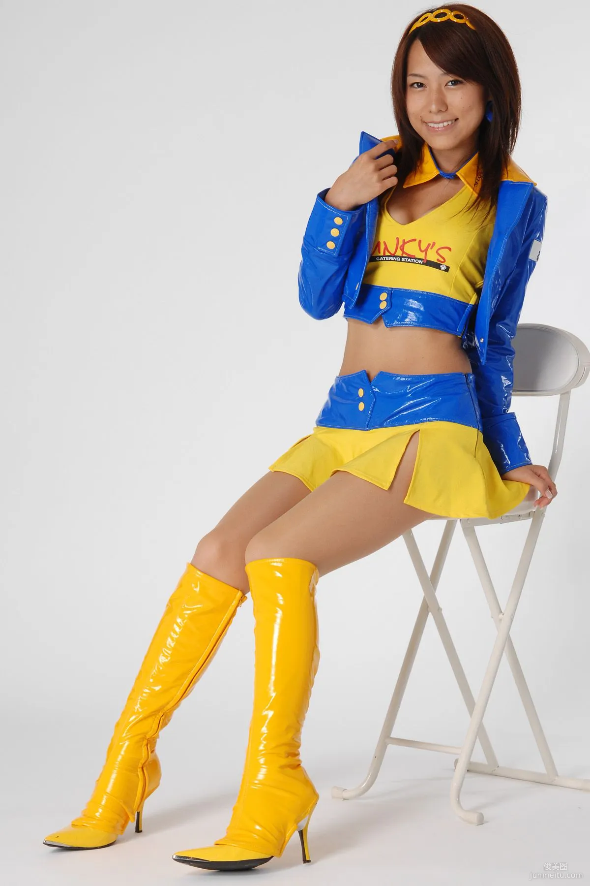 [BWH] HRQ0079 Misato Kashiwagi Race Queen + High-Cut Swimsuit Photo Set photo 26