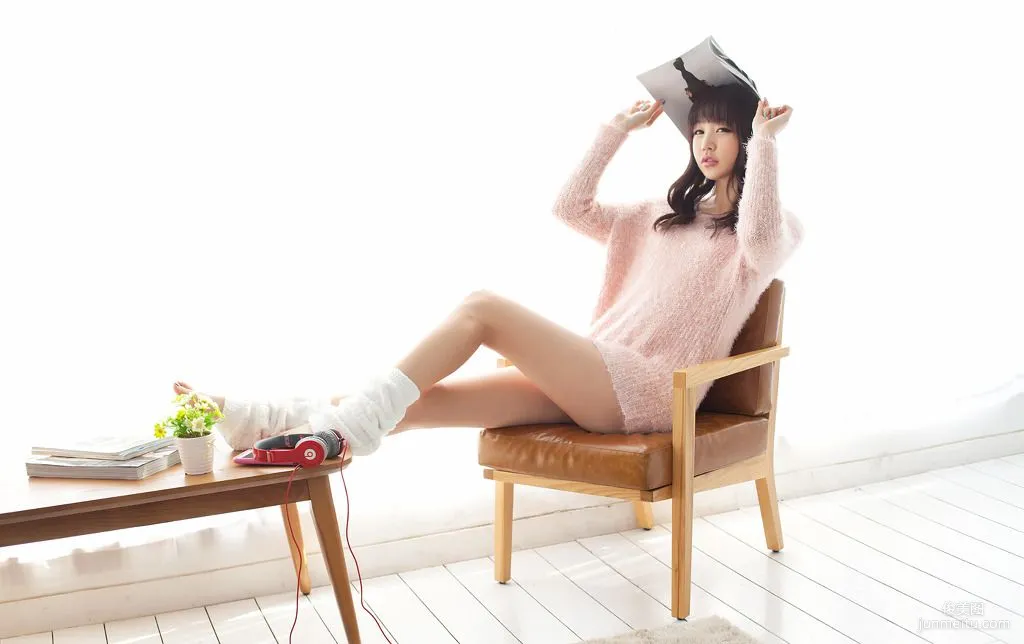 Korean Girl Hong Ji Yeon Home Photo Set photo 34