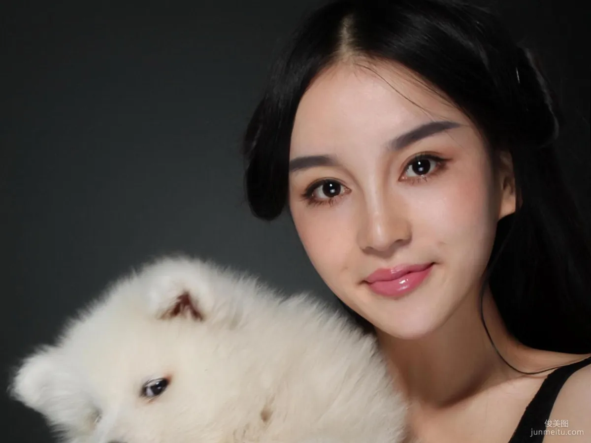 Mixed-Race Beauty Model Shi Yiyi Studio Shoot Photo Set photo 27