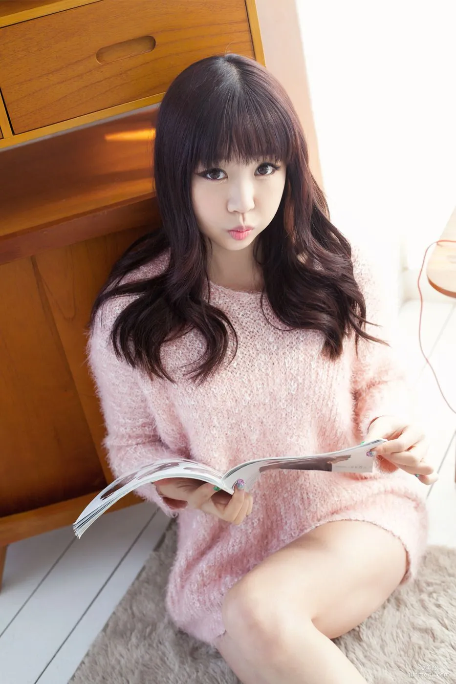 Korean Girl Hong Ji Yeon Home Photo Set photo 12