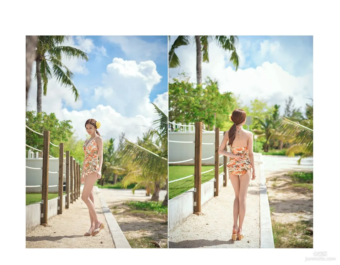 Korean Bongjashop Model Outdoor Shoot Big Collection photo 91