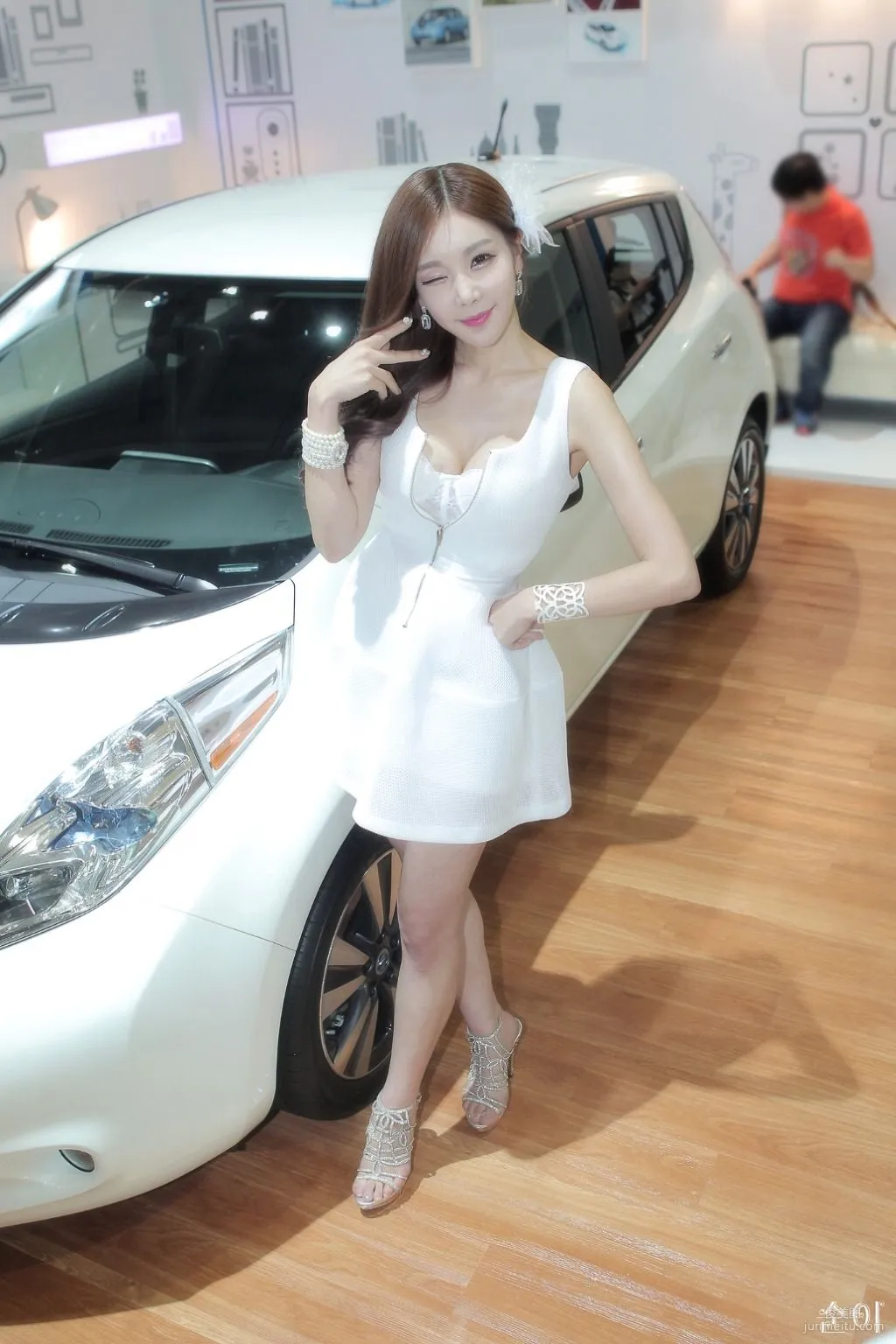 Korean Car Model Li Zhenying, Auto Show Picture Series, Compilation photo 54