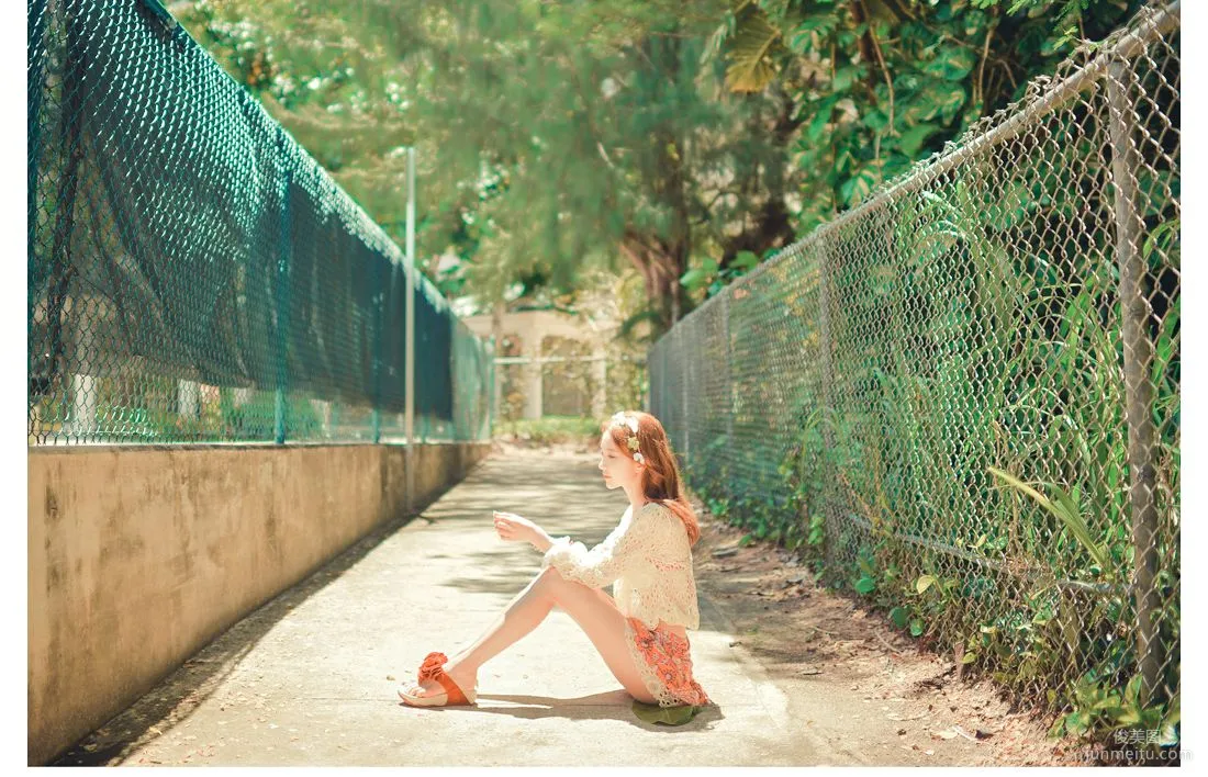 Korean Bongjashop Model Outdoor Shoot Big Collection photo 189