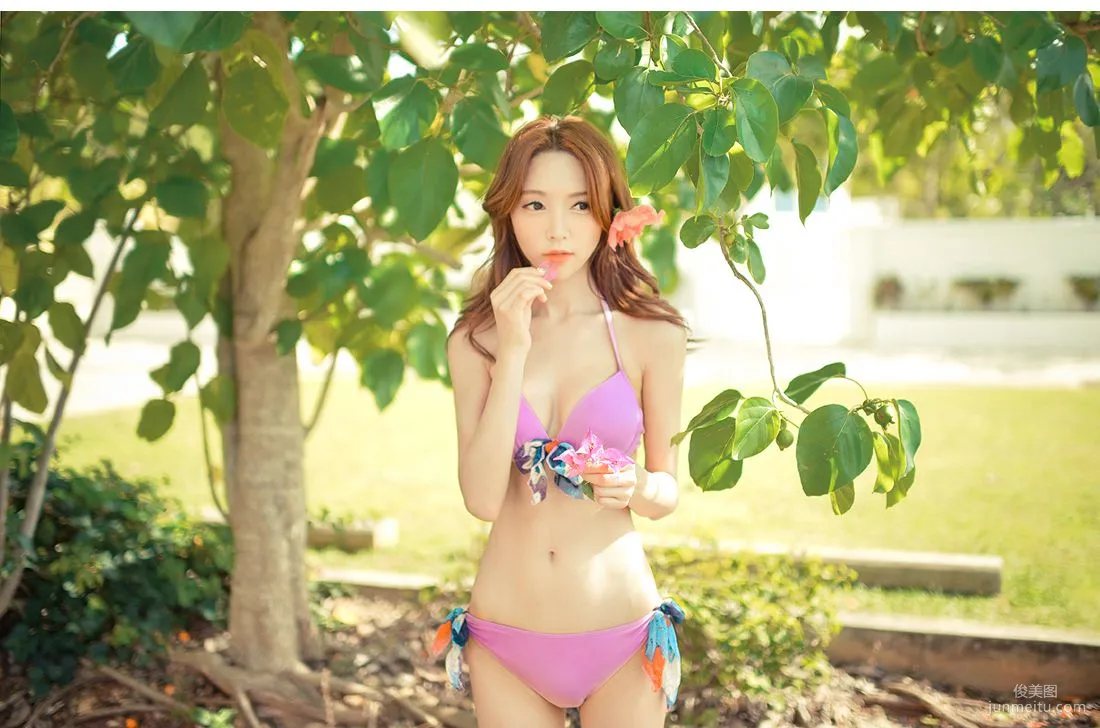 Korean Bongjashop Model Outdoor Shoot Big Collection photo 120