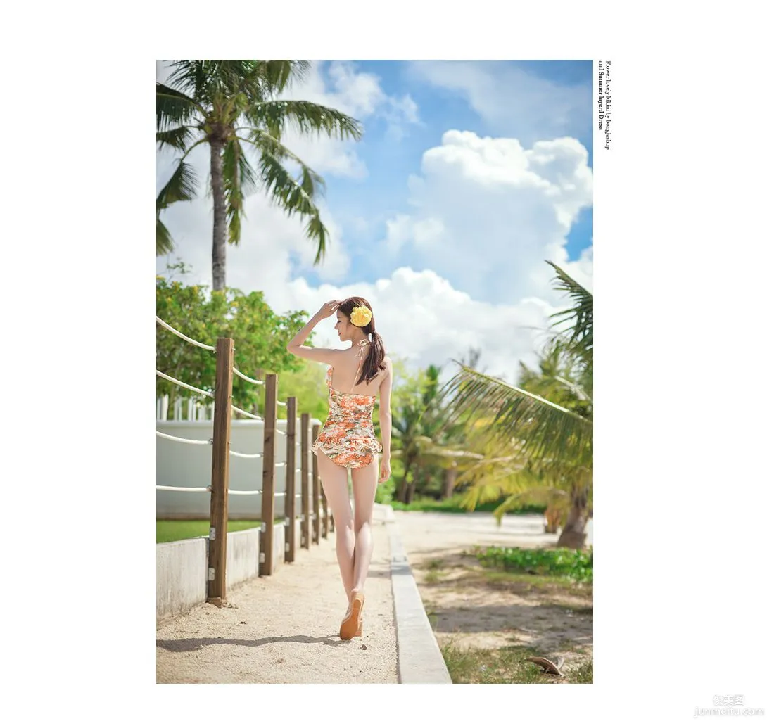 Korean Bongjashop Model Outdoor Shoot Big Collection photo 79
