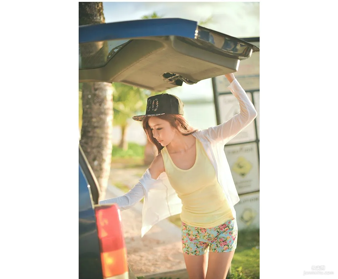 Korean Bongjashop Model Outdoor Shoot Big Collection photo 172