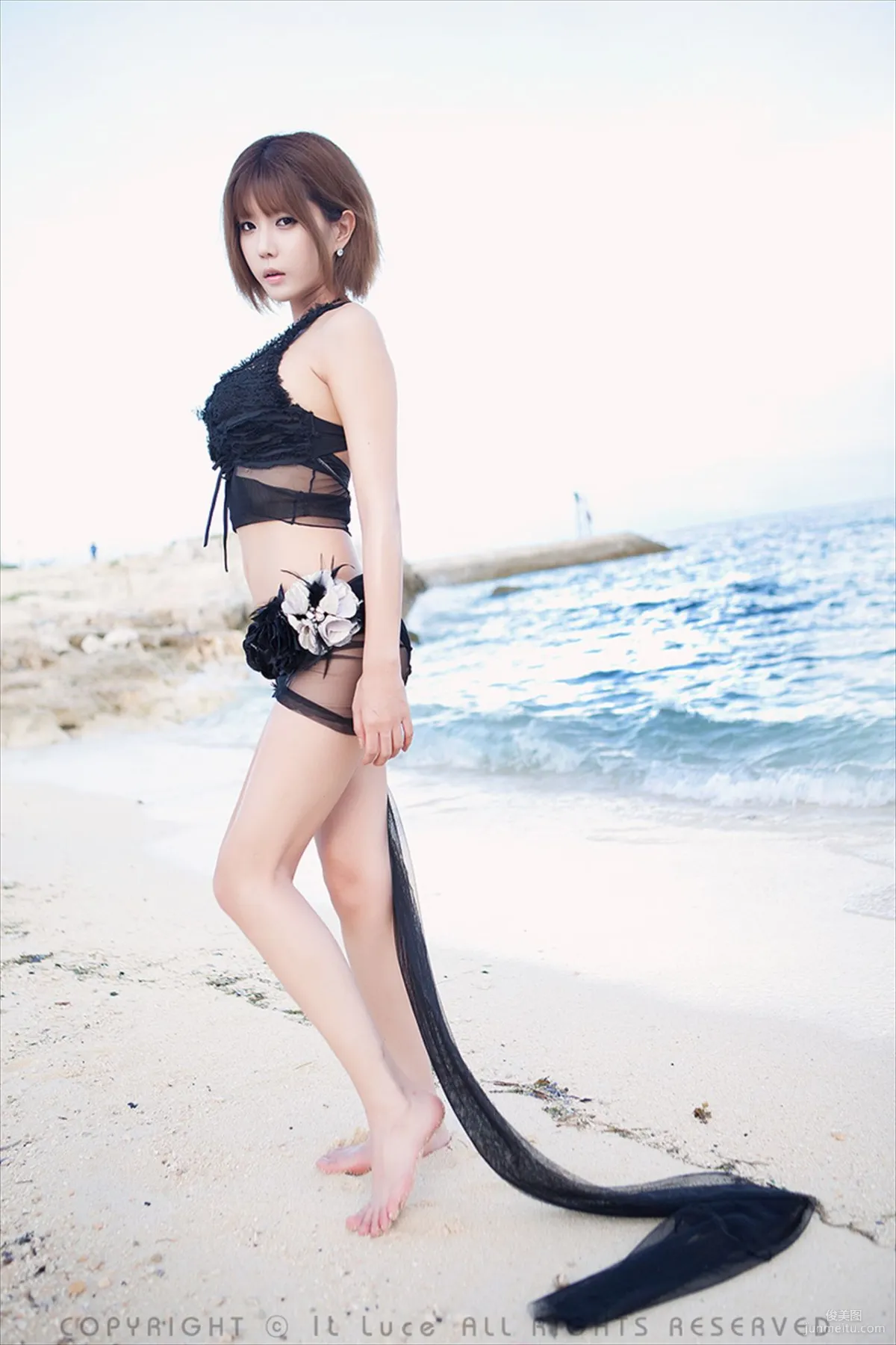 Heo Yun Mi, Beach Beautiful Lace Photo Set photo 13