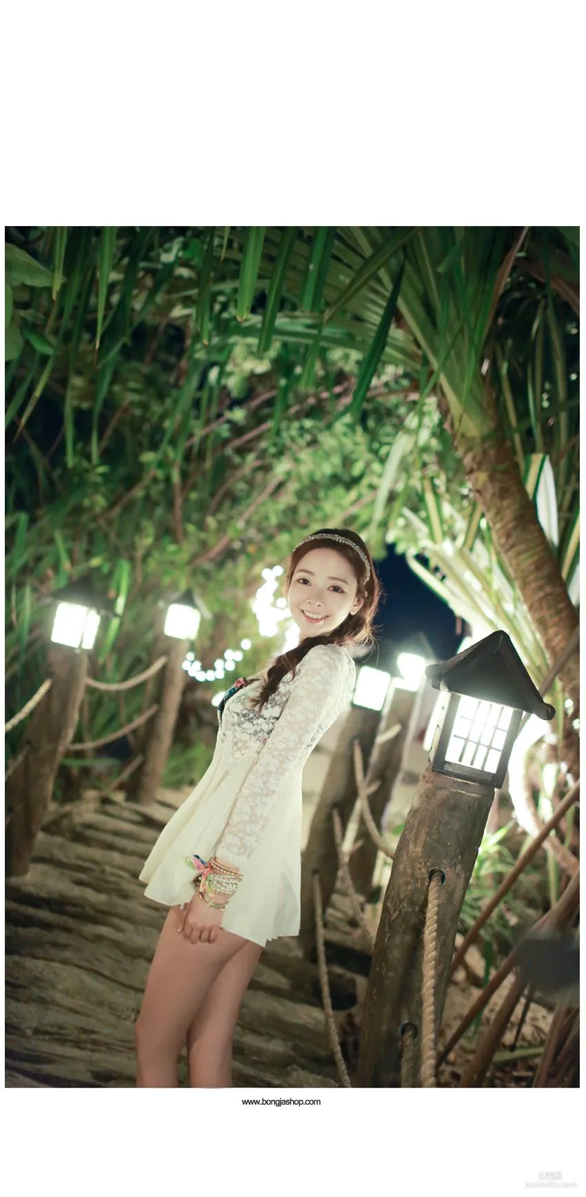 Korean Bongjashop Model Outdoor Shoot Big Collection photo 178