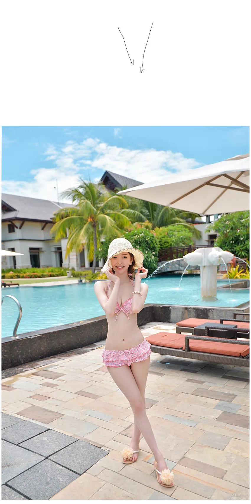 Korean Bongjashop Model Outdoor Shoot Big Collection photo 20
