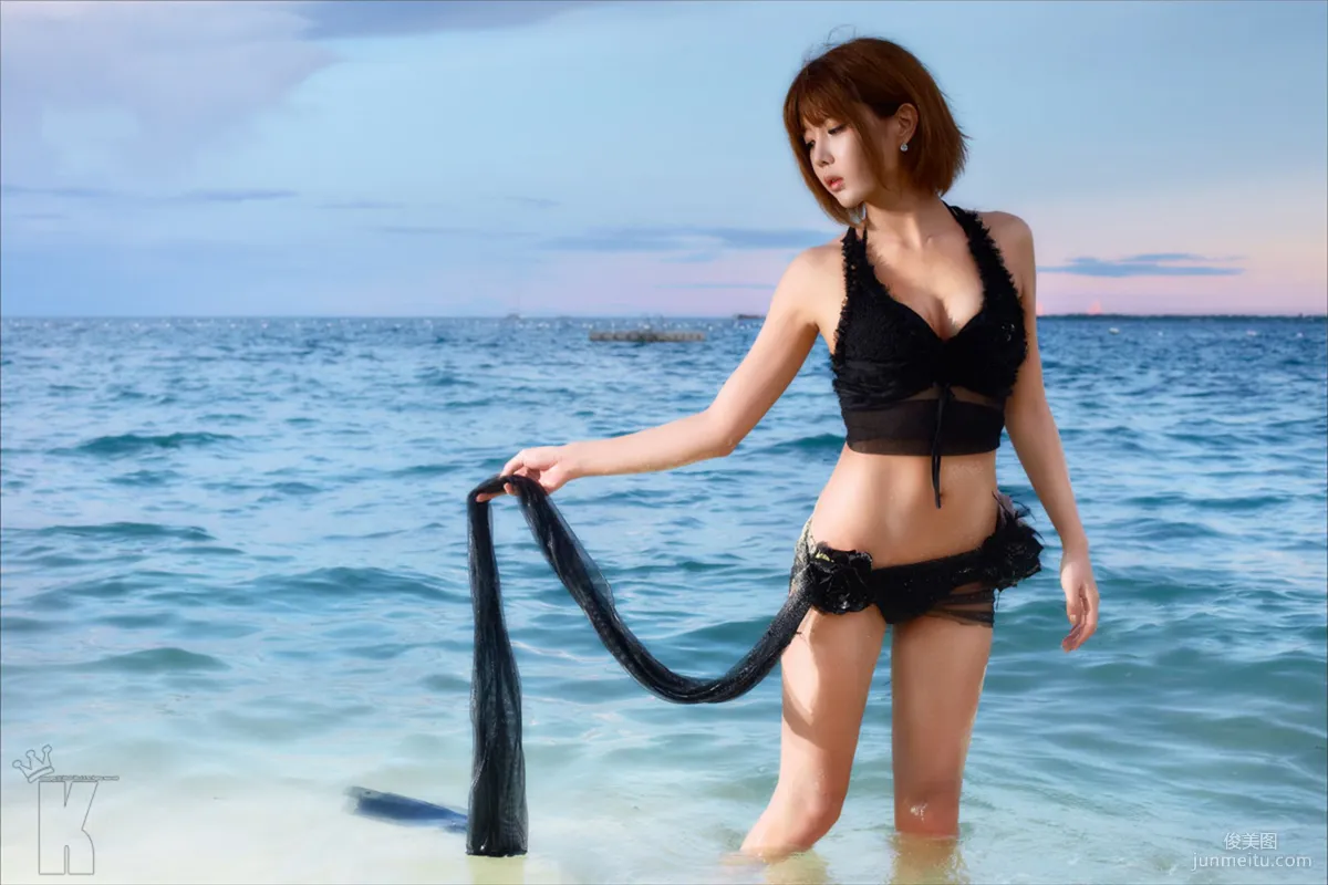 Heo Yun Mi, Beach Beautiful Lace Photo Set photo 12