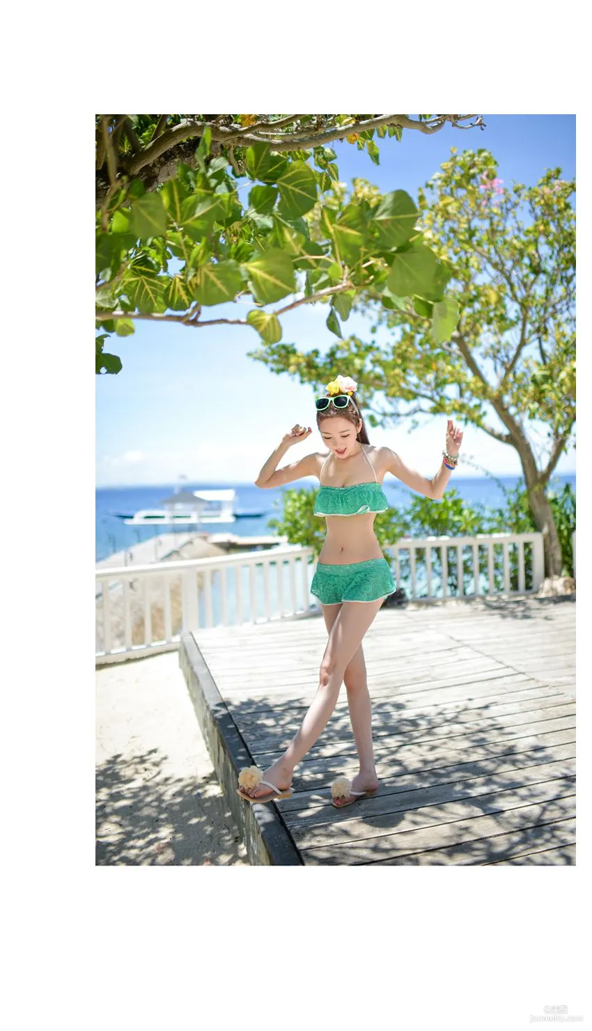 Korean Bongjashop Model Outdoor Shoot Big Collection photo 85