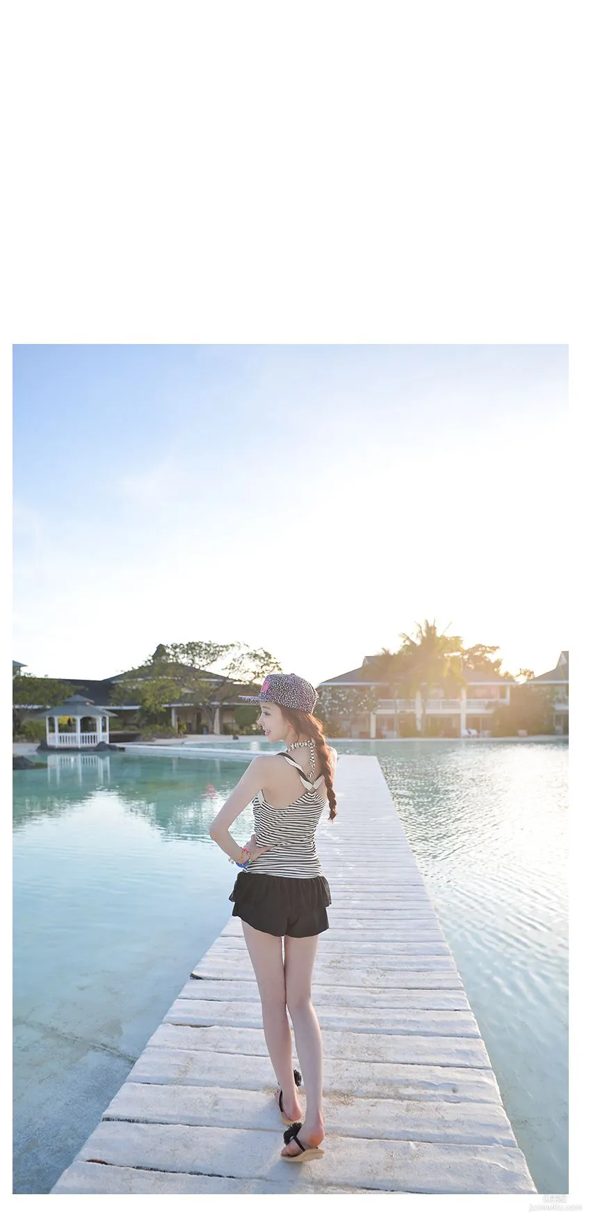 Korean Bongjashop Model Outdoor Shoot Big Collection photo 23