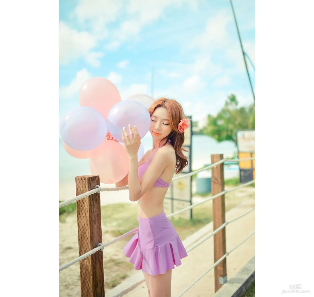 Korean Bongjashop Model Outdoor Shoot Big Collection photo 149