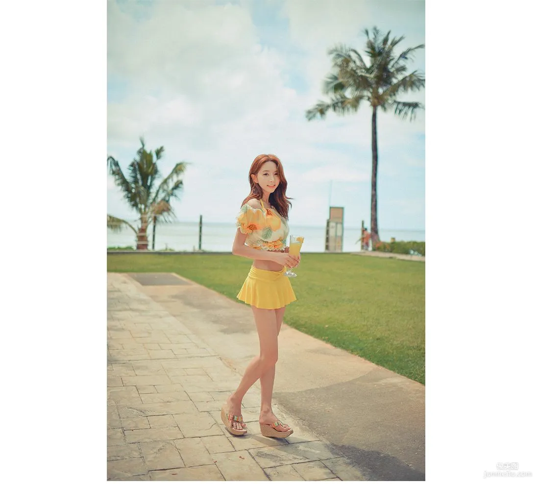 Korean Bongjashop Model Outdoor Shoot Big Collection photo 173