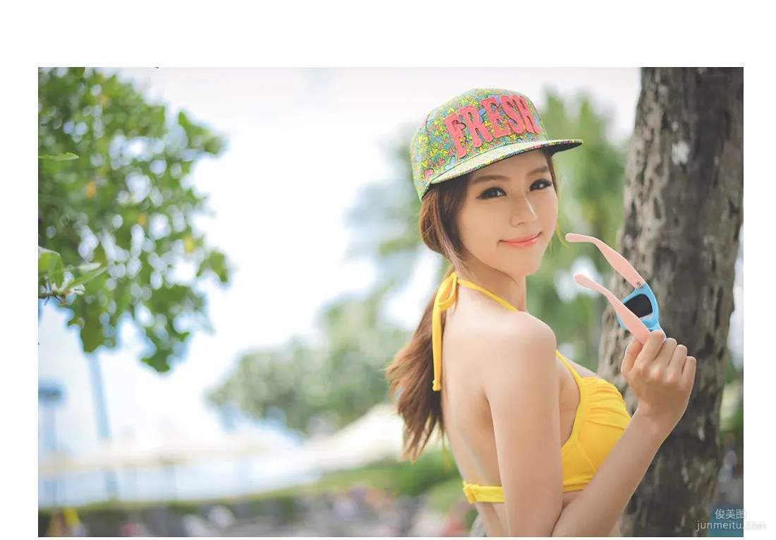 Korean Bongjashop Model Outdoor Shoot Big Collection photo 125