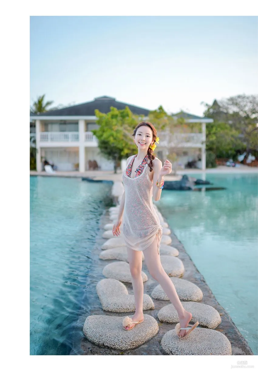 Korean Bongjashop Model Outdoor Shoot Big Collection photo 154