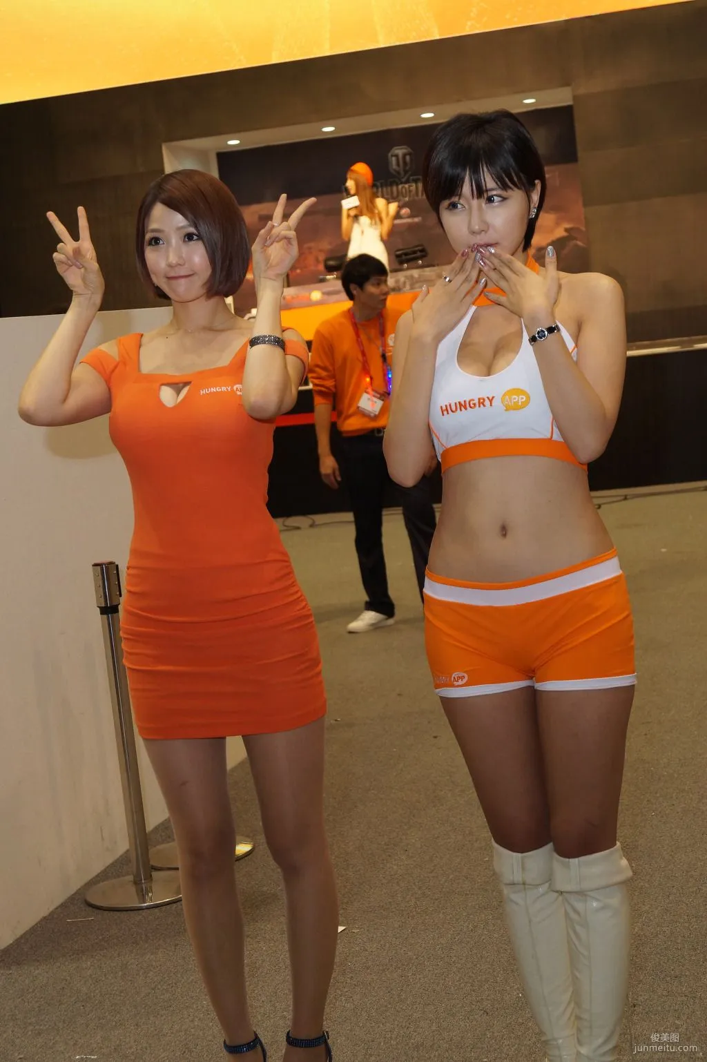 Booth Beauty Lee Eun Hye, ShowGirl Korea International Game Show 2014 Gstar Set photo 1