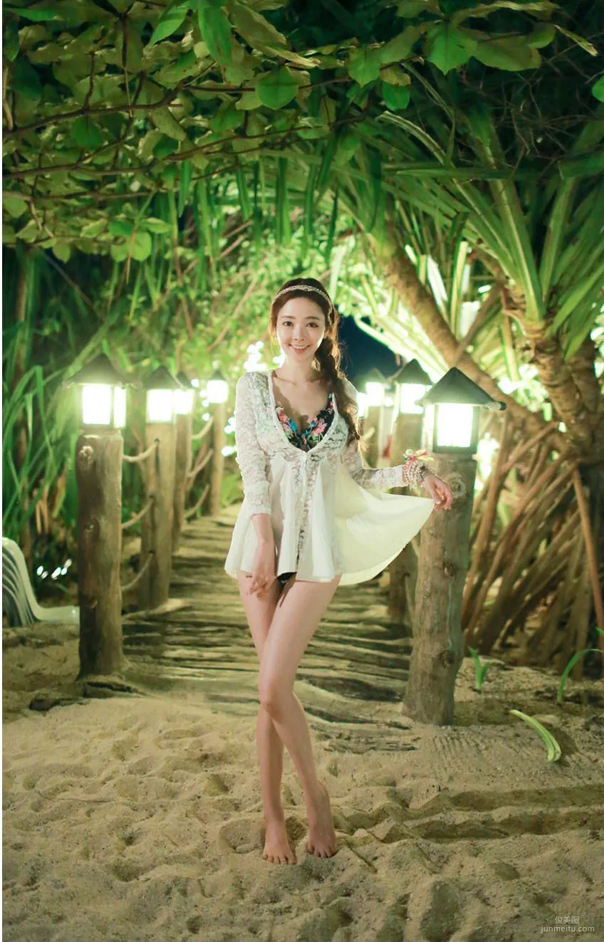 Korean Bongjashop Model Outdoor Shoot Big Collection photo 158