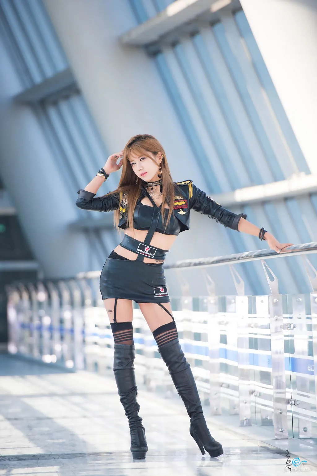 Korean Beauty Heo Yun Mi, Show GIRL Game Exhibition Photo Album, Set photo 52