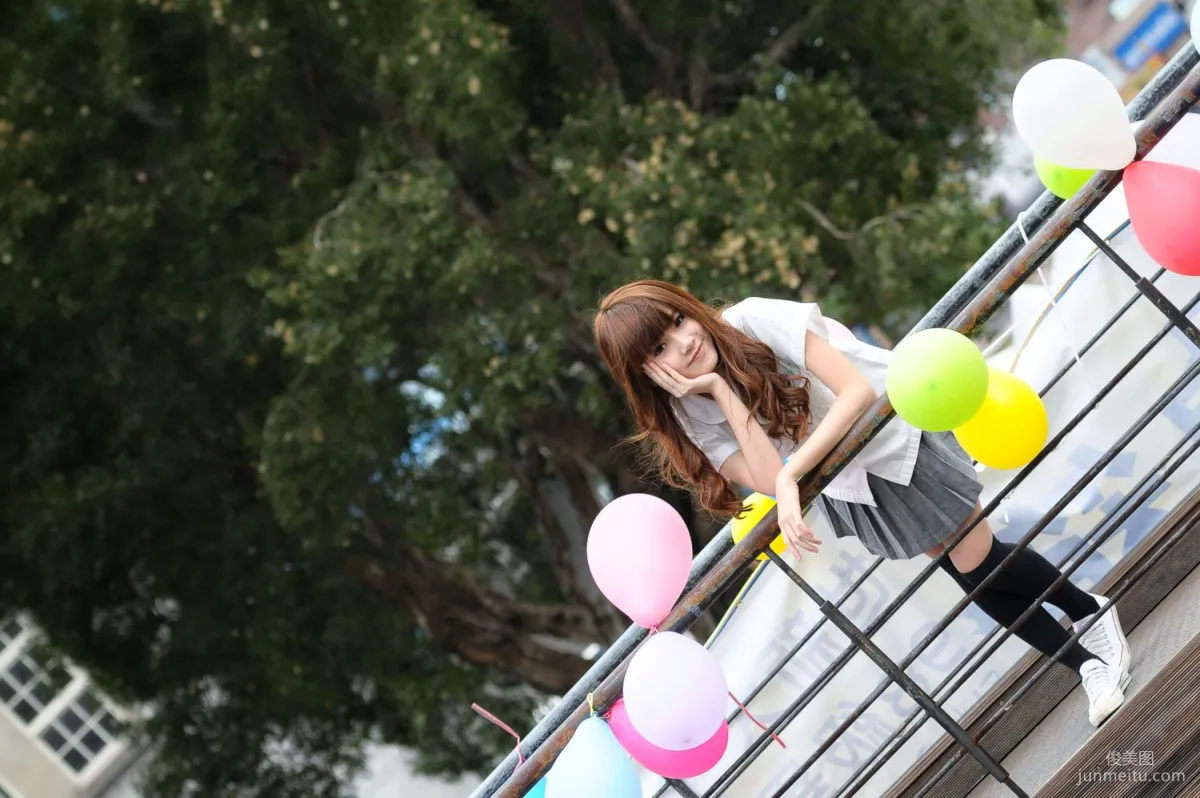 台湾正妹Aries《清新甜美校服少女》写真集3