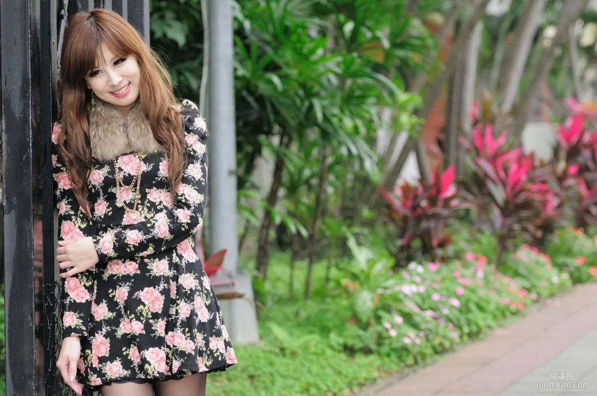 Taiwan Beauty Model Xiao Mi Kate su Fresh Street Snap Photo Set Pictures photo 7