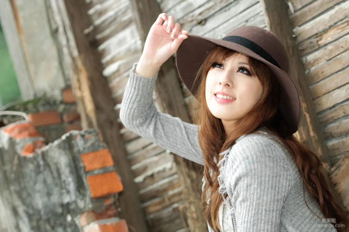 Taiwan Beauty Model Xiao Mi Kate su Fresh Street Snap Photo Set Pictures photo 26
