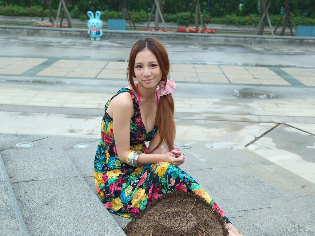 Taiwan Beauty Sunny Lin, Fresh Street Snap Series Photo Set photo 18