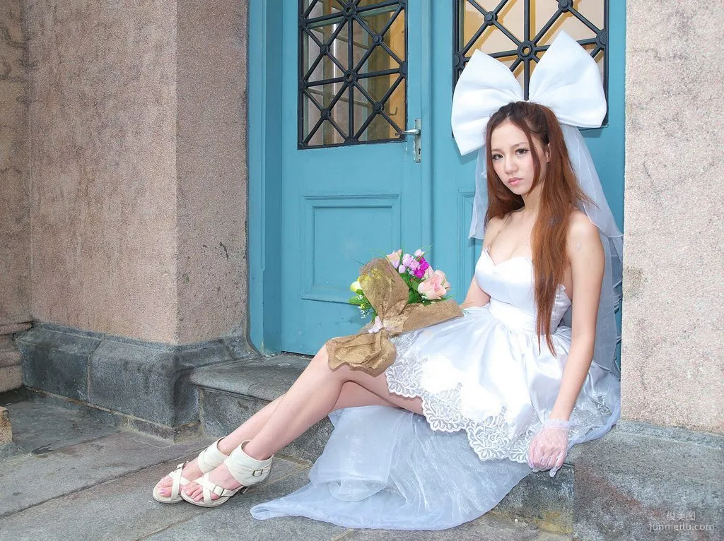 Taiwan Beauty Sunny Lin, Fresh Street Snap Series Photo Set photo 2