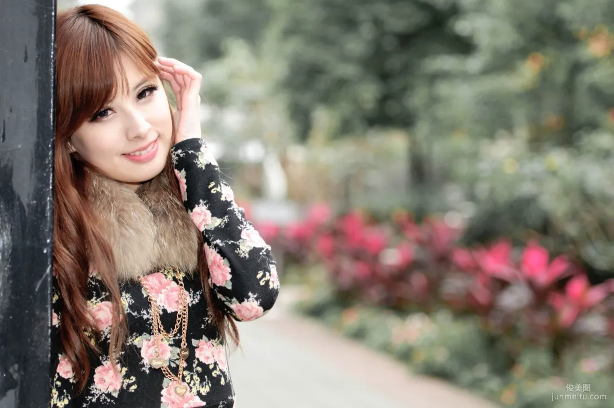 Taiwan Beauty Model Xiao Mi Kate su Fresh Street Snap Photo Set Pictures photo 41