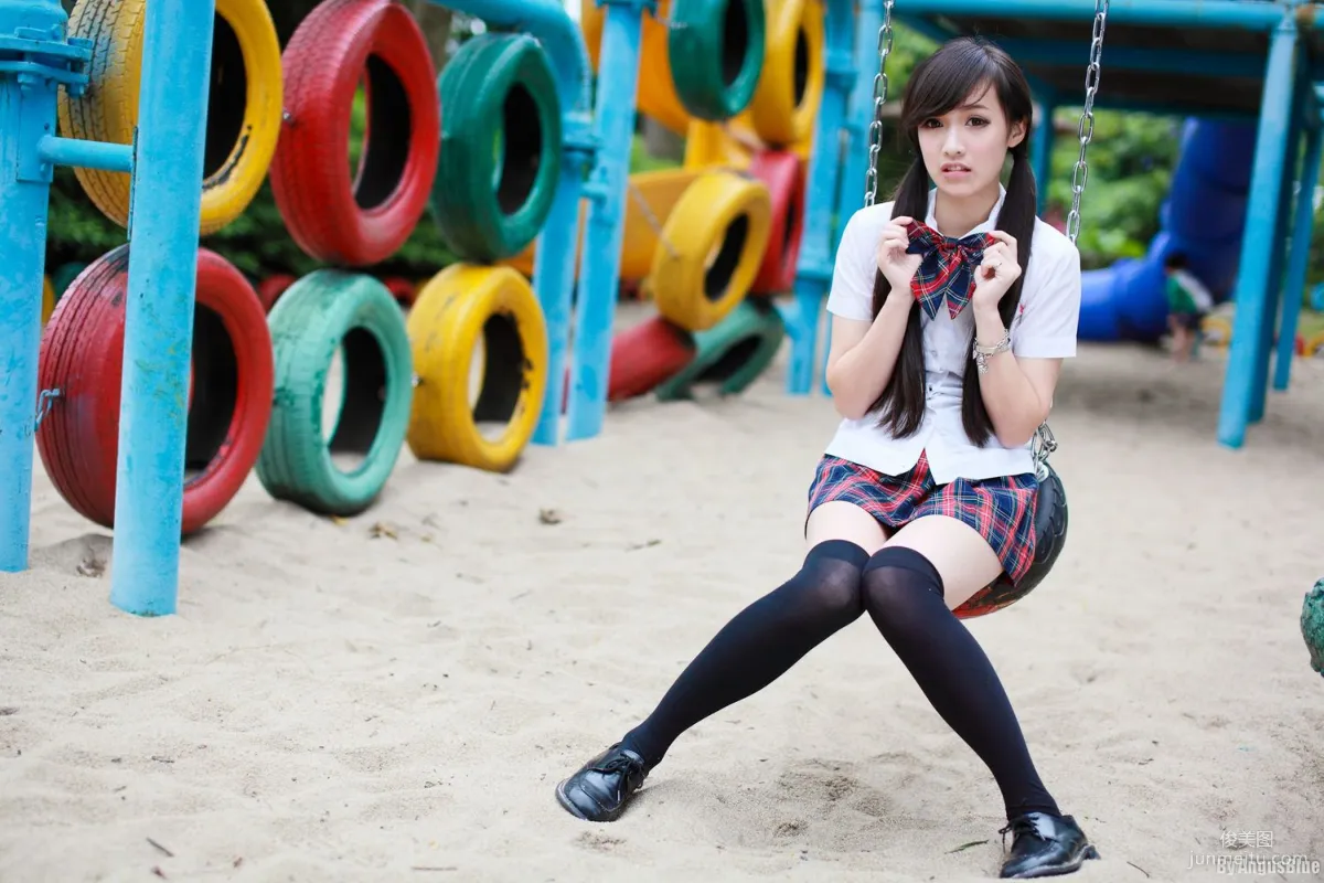 Taiwan Beauty Sunny Lin, Fresh Street Snap Series Photo Set photo 40
