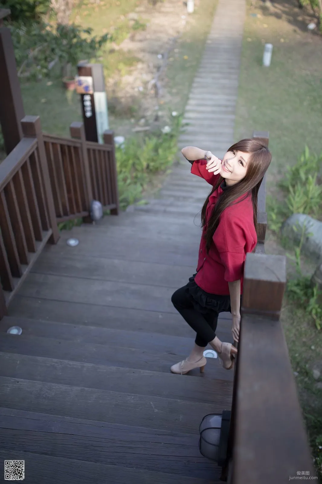 Taiwan Beauty Zhang Yazhu Chu 'Hakka Cultural Park Outdoor Shoot' Photo Set photo 42