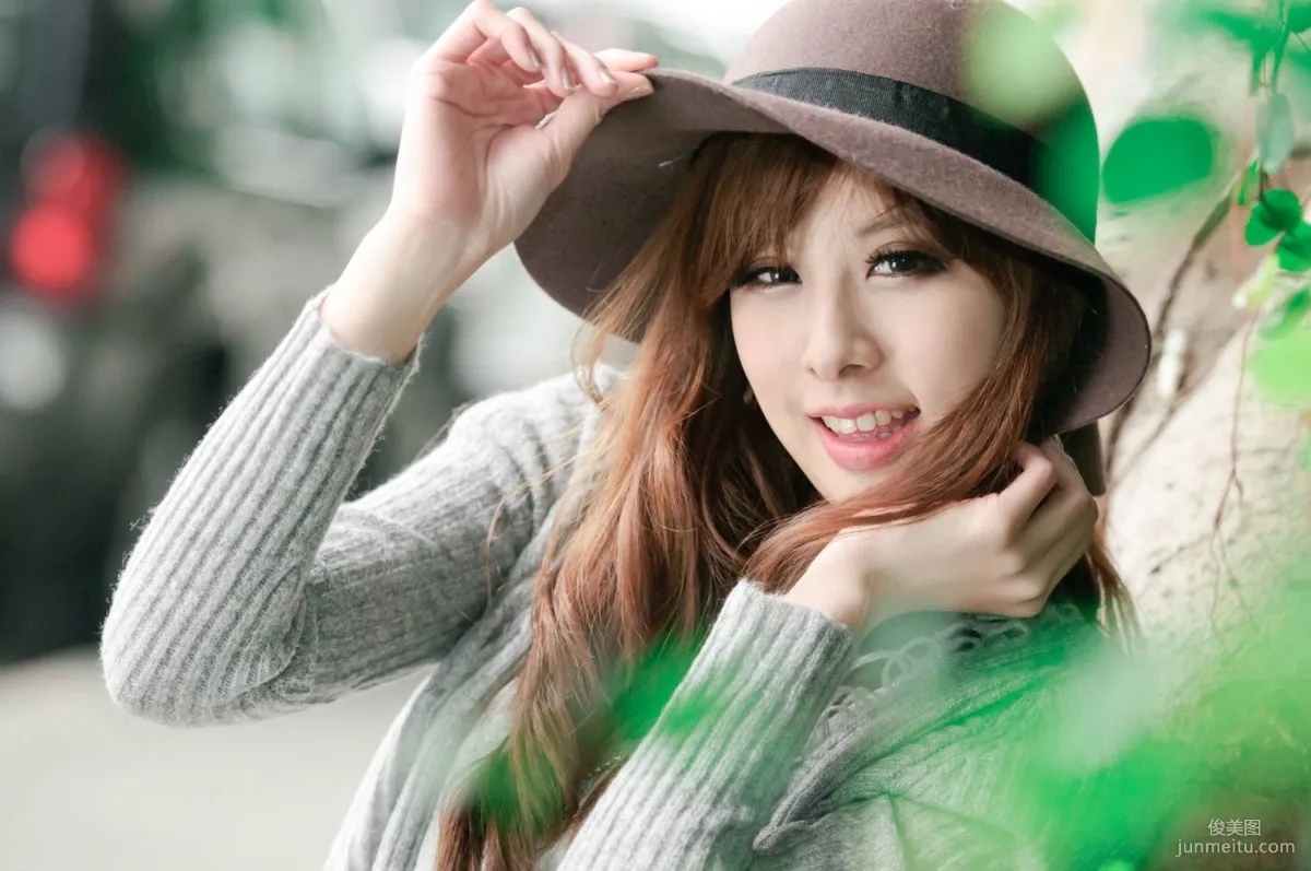 Taiwan Beauty Model Xiao Mi Kate su Fresh Street Snap Photo Set Pictures photo 25