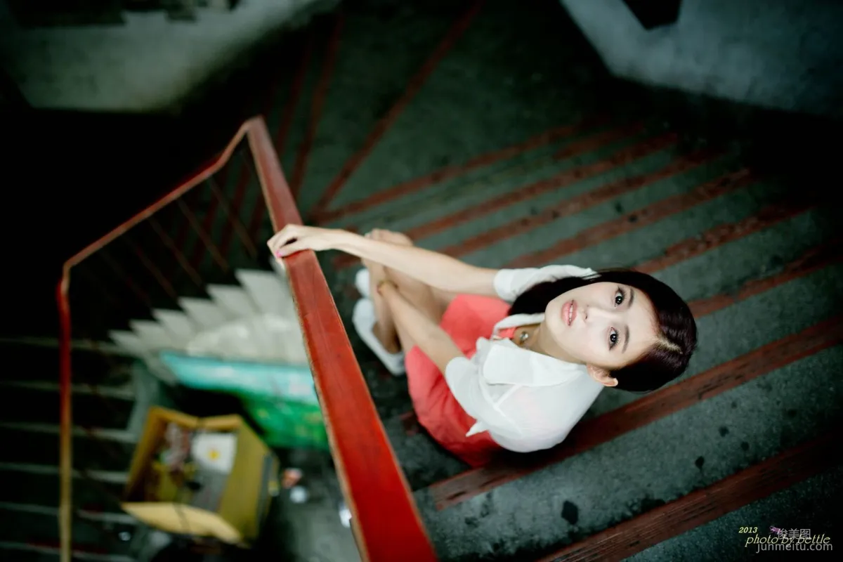 Liao Tingling/Kila Jingjing, Street Snap Pink Dress Series Photo Set photo 99