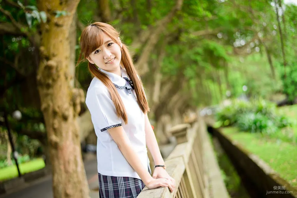 Taiwan Beauty Li Sixian Shilin Official Residence Sweet Outdoor Photo Set photo 21