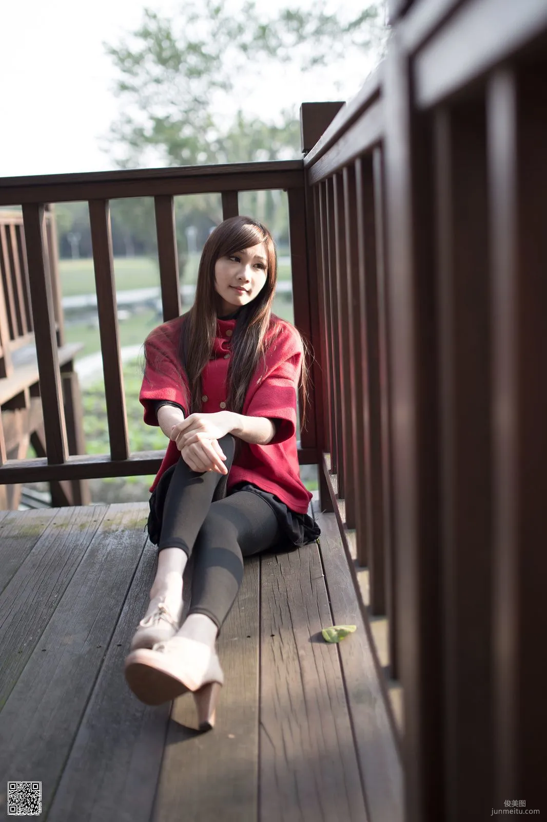Taiwan Beauty Zhang Yazhu Chu 'Hakka Cultural Park Outdoor Shoot' Photo Set photo 49