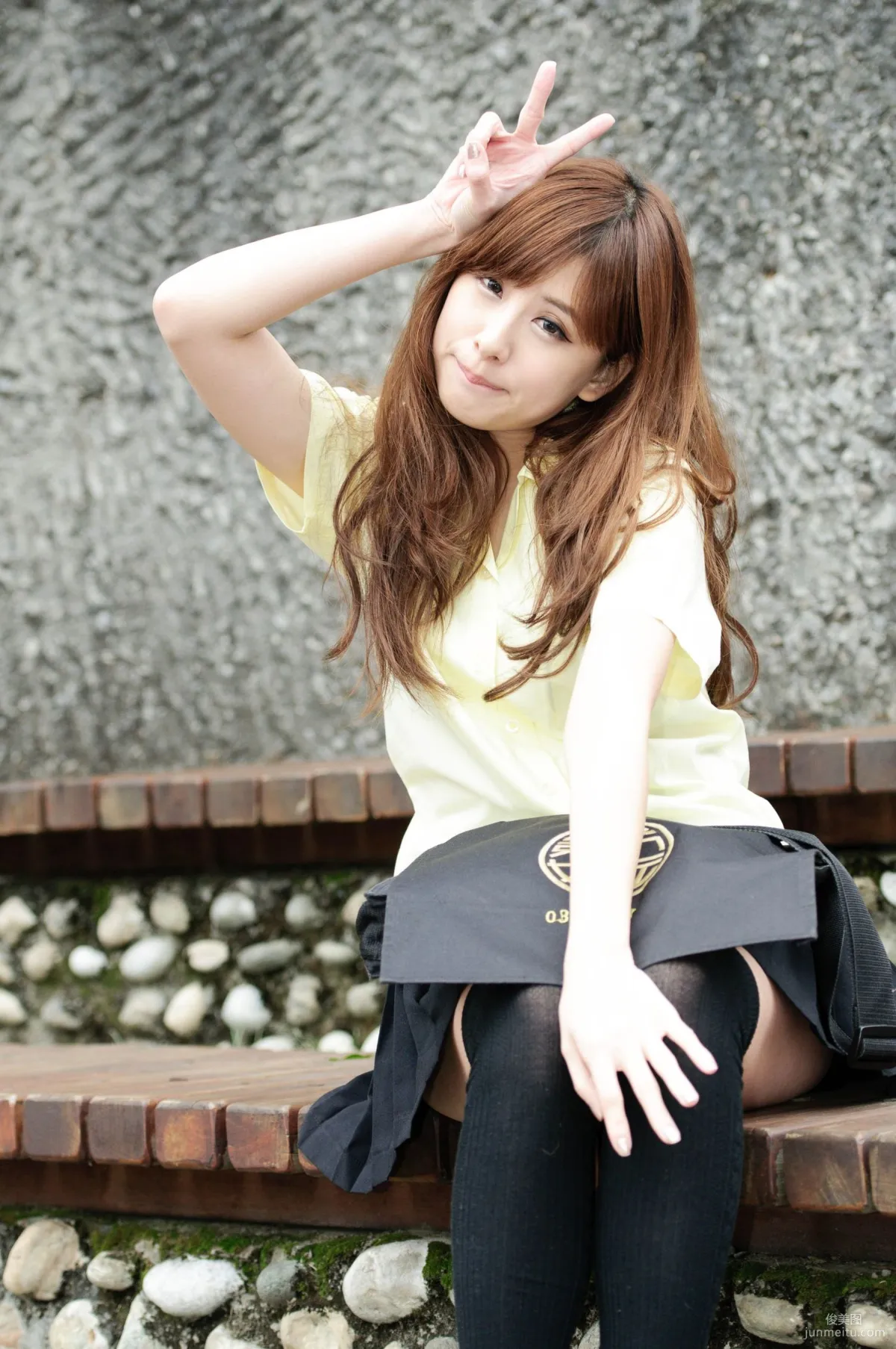 Taiwan Beauty Model Xiao Mi Kate su Fresh Street Snap Photo Set Pictures photo 61